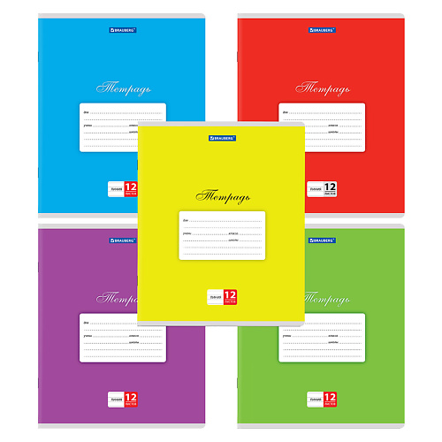 

BRAUBERG Комплект тетрадей ДЭК 12 листов КЛАССИКА, Комплект тетрадей ДЭК 12 листов КЛАССИКА