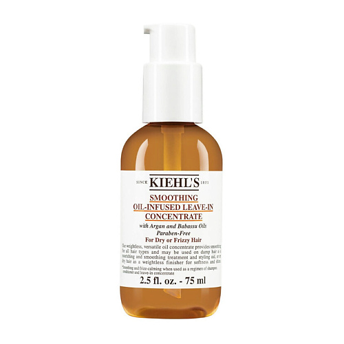 

KIEHL'S Несмываемый концентрат для волос Smoothing Oil-Infused Leave-in Concentrate, Несмываемый концентрат для волос Smoothing Oil-Infused Leave-in Concentrate