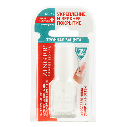 

ZINGER Укрепитель для ногтей Classic NC32 12, Укрепитель для ногтей Classic NC32