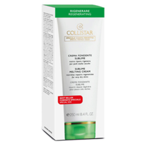 

COLLISTAR Крем для тела обогащенный тающий Sublime Melting Cream 250, Крем для тела обогащенный тающий Sublime Melting Cream