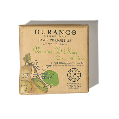 

DURANCE Марсельское мыло кусковое Вербена и киви Verbena & Kiwi 100.0, Марсельское мыло кусковое Вербена и киви Verbena & Kiwi