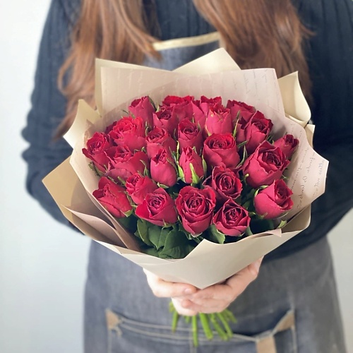 

YULIA FLOWER Букет из 25 кенийских роз, Букет из 25 кенийских роз