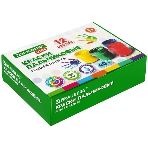 

BRAUBERG Краски пальчиковые для малышей KIDS, Краски пальчиковые для малышей KIDS