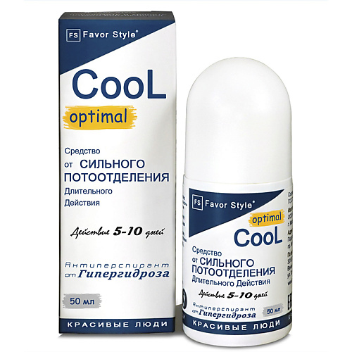 

FAVOR STYLE Дезодорант - Антиперспирант COOL Optimal 7 дней, Дезодорант - Антиперспирант COOL Optimal 7 дней