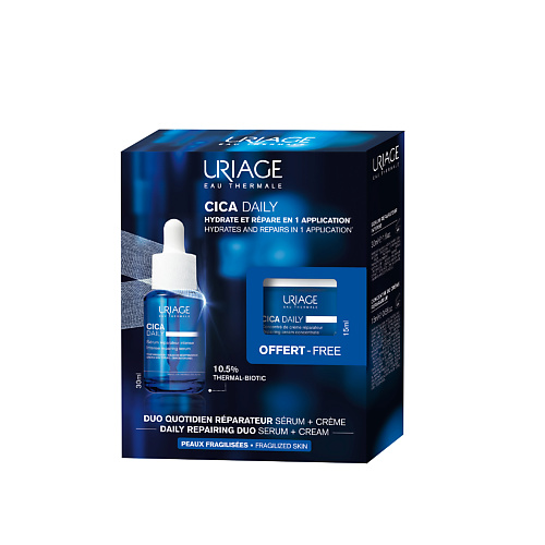 

URIAGE Uriage Uriage Набор Цика-Дейли Восстанавливающая сыворотка + Восстанавливающий крем-концентрат, Uriage Uriage Набор Цика-Дейли Восстанавливающая сыворотка + Восстанавливающий крем-концентрат