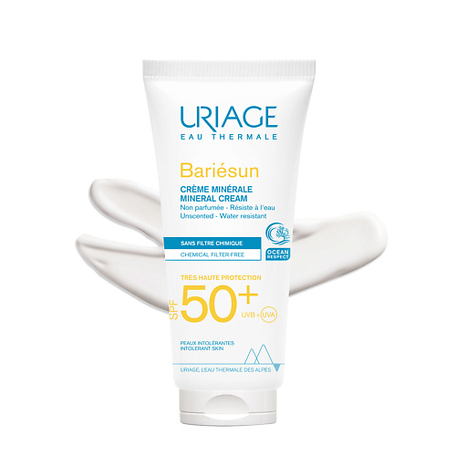 

URIAGE Барьесан SPF 50+ минеральный крем 100.0, Барьесан SPF 50+ минеральный крем