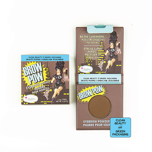 

THEBALM Пудра-тени для бровей BrowPow, Пудра-тени для бровей BrowPow