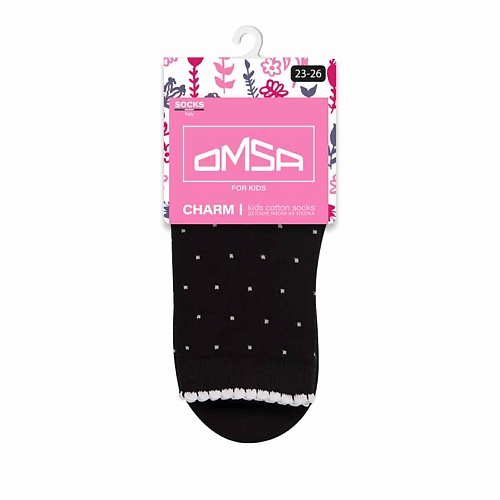 

OMSA Kids 22P31 Носки детские в горошек Nero 0, Kids 22P31 Носки детские в горошек Nero