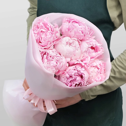 

STUDIO FLORISTIC Букет из 7 Пионов «Розовые Хлопья», Букет из 7 Пионов «Розовые Хлопья»