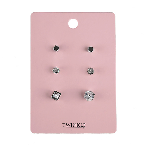 

TWINKLE Серьги Square Set, Серьги Square Set