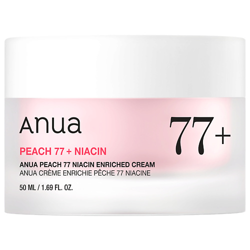 

ANUA Смягчающий крем-пудинг для лица PEACH NIACIN ENRICHED CREAM 50.0, Смягчающий крем-пудинг для лица PEACH NIACIN ENRICHED CREAM