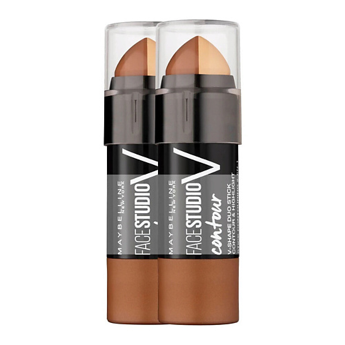 

MAYBELLINE NEW YORK MAYBELLINE Двусторонний стик для контуринга Contouring Stick V-Shape DuoPack, MAYBELLINE Двусторонний стик для контуринга Contouring Stick V-Shape DuoPack