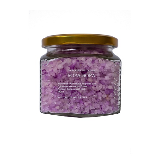 

BOUTIQUE DE SAVON Соль для ванны Бора-Бора 380.0, Соль для ванны Бора-Бора