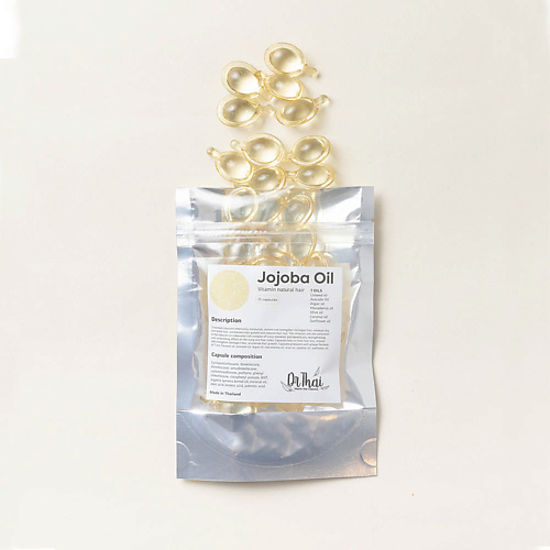 

DRTHAI Масло питательное для волос в виде капсул с экстрактом жожоба, Масло питательное для волос в виде капсул с экстрактом жожоба