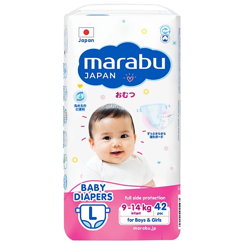 

MARABU Подгузники, размер L 0.99, Подгузники, размер L