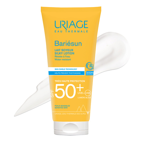 Солнцезащитное молочко для лица и тела URIAGE Барьесан SPF50+ Шелковистое молочко