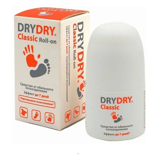 

DRY DRY Антиперспирант Classic Roll-on, Антиперспирант Classic Roll-on