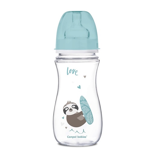 

CANPOL BABIES Бутылочка для кормления Exotic Animals c широким горлом, Бутылочка для кормления Exotic Animals c широким горлом