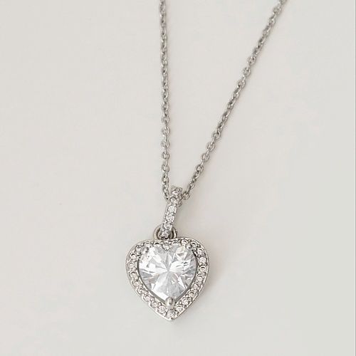 

SHINE & BEAUTY Кулон на цепочке покрытые серебром с кристаллами Swarovski, Кулон на цепочке покрытые серебром с кристаллами Swarovski
