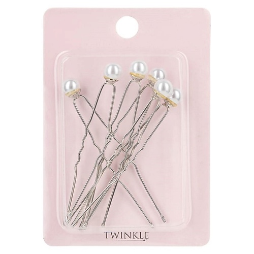 

TWINKLE Шпильки для волос SILVER AND PEARL, Шпильки для волос SILVER AND PEARL
