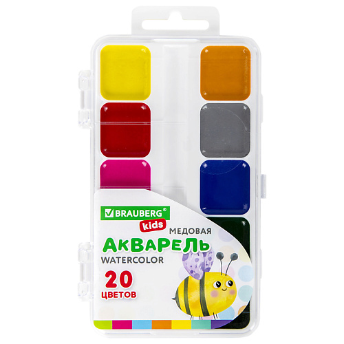 

BRAUBERG Краски акварельные KIDS, Краски акварельные KIDS