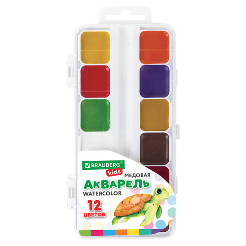 

BRAUBERG Краски акварельные KIDS, Краски акварельные KIDS