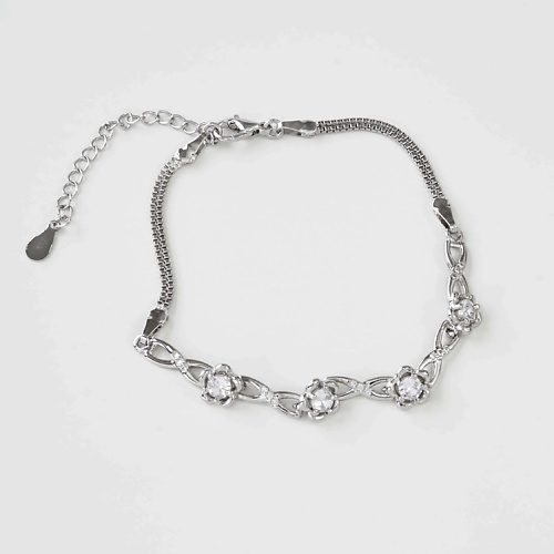

SHINE & BEAUTY Браслет покрытый серебром с кристаллами Swarovski, Браслет покрытый серебром с кристаллами Swarovski