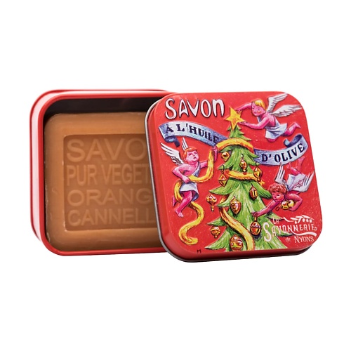 

LA SAVONNERIE DE NYONS Мыло с корицей и апельсином Елочка 100, Мыло с корицей и апельсином Елочка
