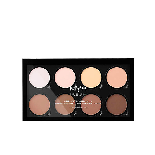 Контуринг и скульпторы  Лэтуаль NYX Professional Makeup NYX PROFESSIONAL MAKEUP Профессиональная палетка для контуринга Highlight & Contour Pro Palette