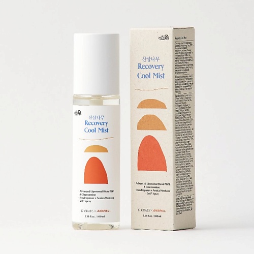 

12 GRABS Увлажняющий мист для кожи Recovery Cool Mist, Увлажняющий мист для кожи Recovery Cool Mist