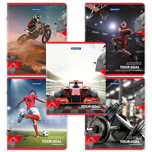 

BRAUBERG Тетради Дэк А5 Sport Club, Тетради Дэк А5 Sport Club