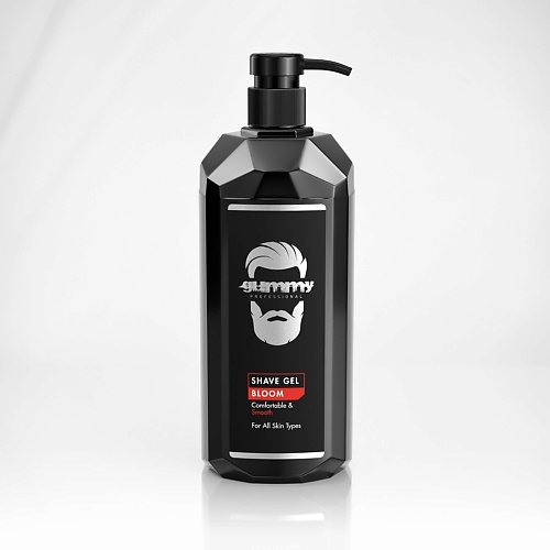 

GUMMY PROFESSIONAL Гель для бритья BLOOM с дозатором, Гель для бритья BLOOM с дозатором