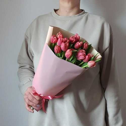 

MILOTTA FLORAL SHOP Букет из 17 тюльпанов, Букет из 17 тюльпанов