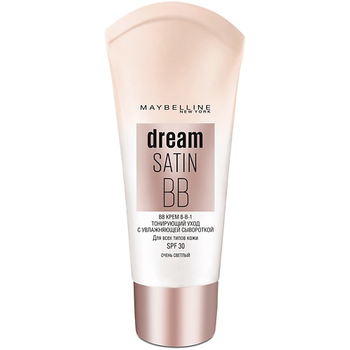 

MAYBELLINE NEW YORK BB Крем для лица "Dream Satin", увлажняющий, SPF 30, BB Крем для лица "Dream Satin", увлажняющий, SPF 30