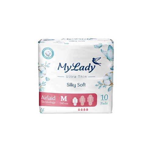 

MYLADY Ультратонкие прокладки Silky Soft M 10.0, Ультратонкие прокладки Silky Soft M