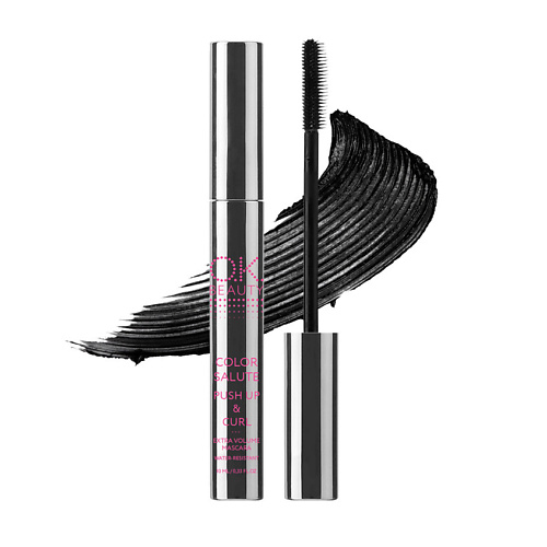 OK BEAUTY Подкручивающая тушь для придания объема COLOR SALUTE PUSH UP CURL 875₽