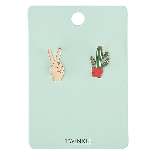 

TWINKLE Брошь Hand+Cactus, Брошь Hand+Cactus