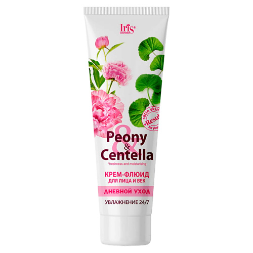 IRIS COSMETIC Крем флюид для лица и век Peony Centella дневной уход 1000 185₽