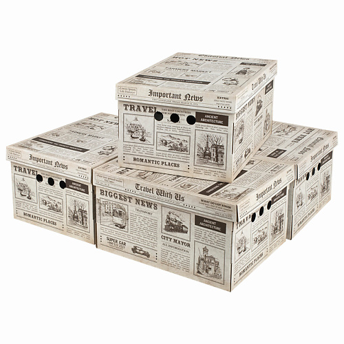 

BRAUBERG Короб для хранения HOME Газета, Короб для хранения HOME Газета