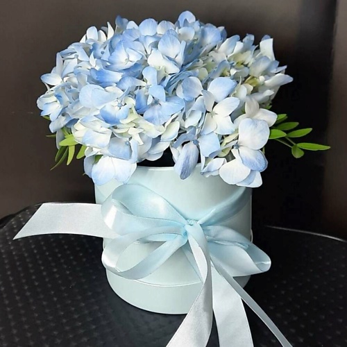 

GLOW FLOWERS Голубая гортензия в коробке, Голубая гортензия в коробке
