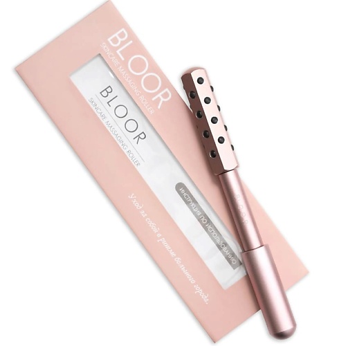 

BLOOR Лимфодренажный роликовый массажер с минеральными камнями Germanium Roller for Face and Body, Лимфодренажный роликовый массажер с минеральными камнями Germanium Roller for Face and Body