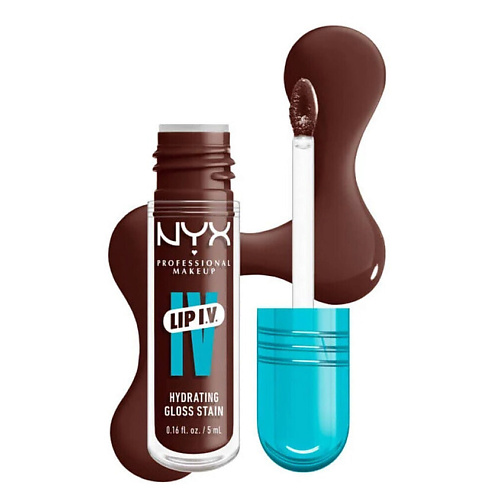

NYX Professional Makeup NYX PROFESSIONAL MAKEUP Увлажняющий блеск-тинт для губ Lip I.V. Hydrating Gloss Stain, NYX PROFESSIONAL MAKEUP Увлажняющий блеск-тинт для губ Lip I.V. Hydrating Gloss Stain