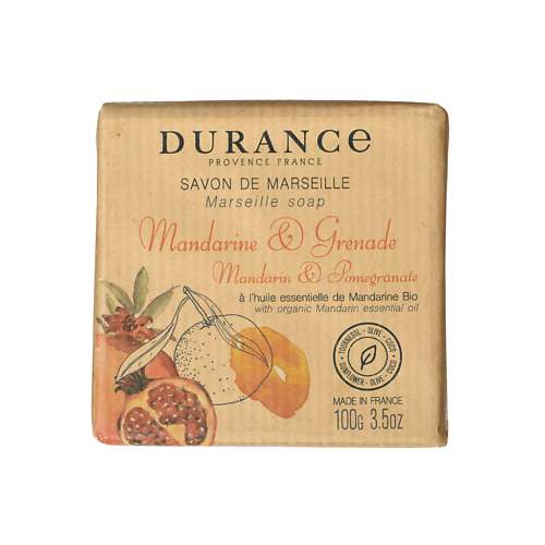

DURANCE Марсельское мыло кусковое Мандарин и гранат Mandarin & Pomegranate 100.0, Марсельское мыло кусковое Мандарин и гранат Mandarin & Pomegranate
