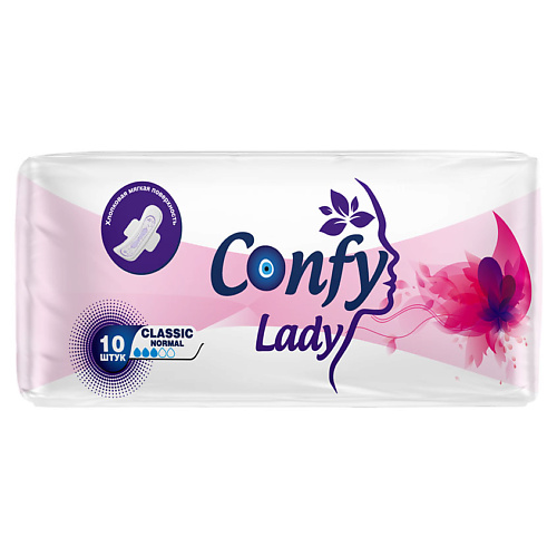 

CONFY LADY Прокладки гигиенические женские Classic Normal, Прокладки гигиенические женские Classic Normal