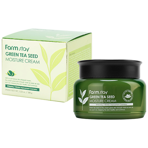 

FARMSTAY Крем для лица Увлажняющий с семенами зеленого чая Green Tea Seed Moisture Cream, Крем для лица Увлажняющий с семенами зеленого чая Green Tea Seed Moisture Cream
