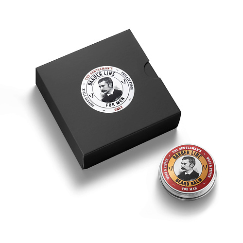 BARBER LINE FOR MEN Бальзам для бороды для смягчения, ухода и роста, аромат Wood & Pepper