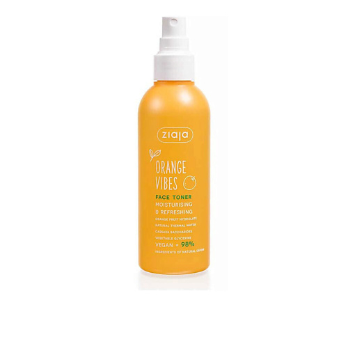 

ZIAJA Увлажняющий и освежающий тоник для лица COCONUT & ORANGE VIBES, Увлажняющий и освежающий тоник для лица COCONUT & ORANGE VIBES