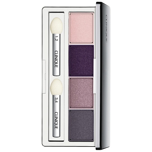 

CLINIQUE Четырёхцветные тени для век All About Shadow Quads, Четырёхцветные тени для век All About Shadow Quads