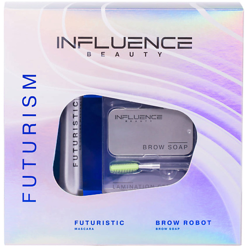 

INFLUENCE BEAUTY Подарочный набор для футуристичного образа (тушь "FUTURISTIC" + средство для фиксации бровей "BROW ROBOT"), Подарочный набор для футуристичного образа (тушь "FUTURISTIC" + средство для фиксации бровей "BROW ROBOT")
