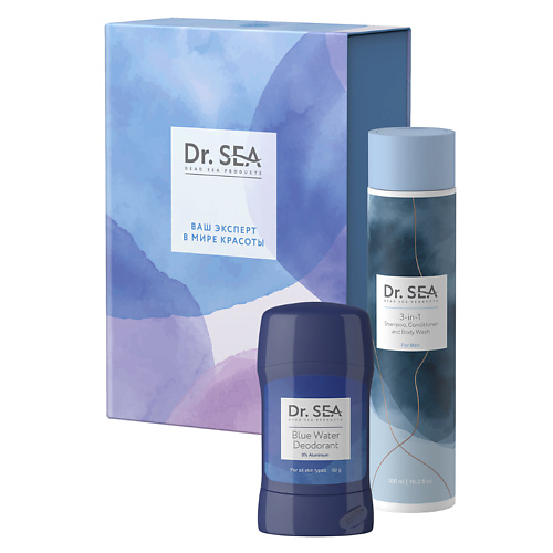 Подарки для него  Лэтуаль DR. SEA Подарочный набор BLUE WATER